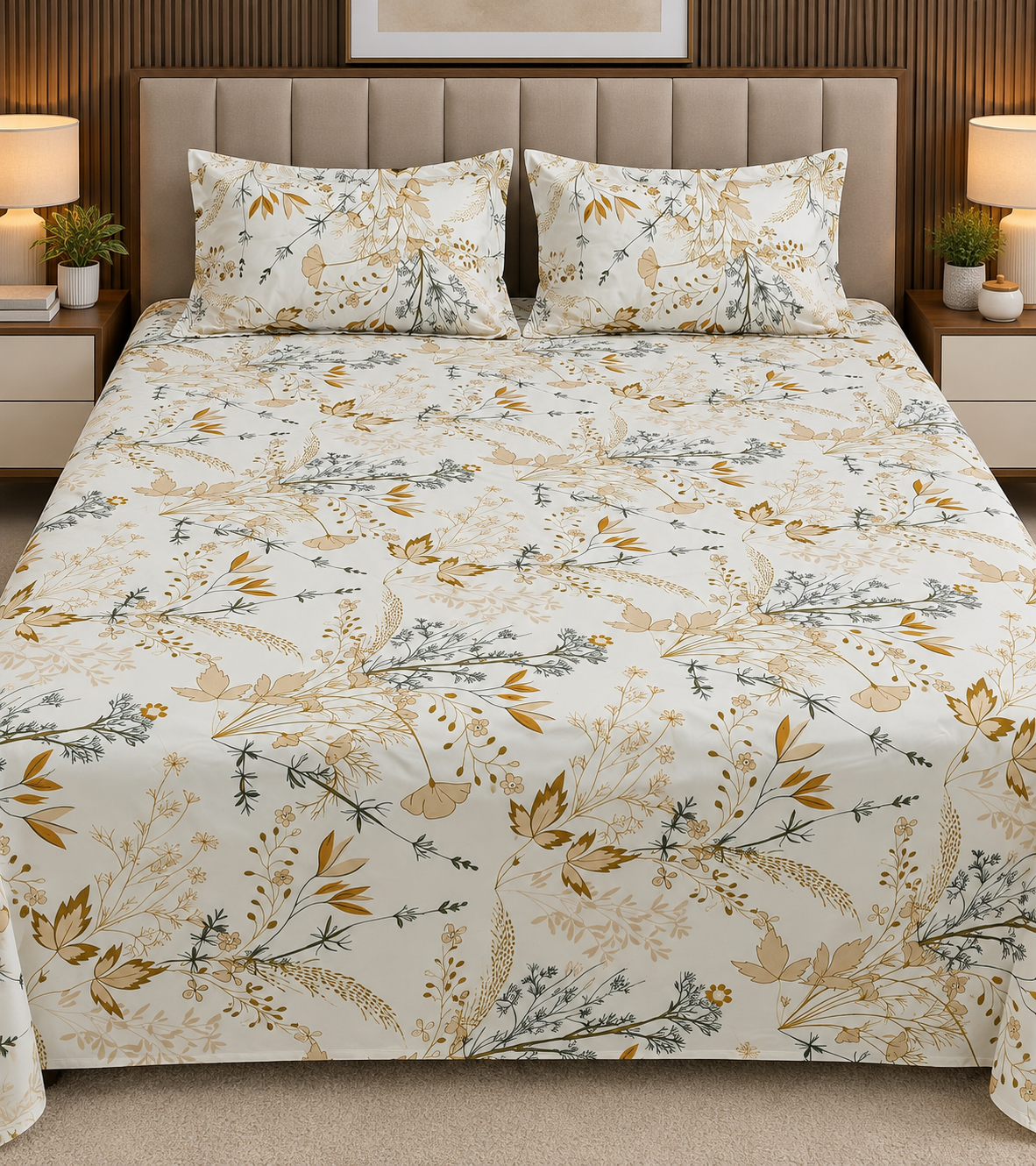 Cream Floral 